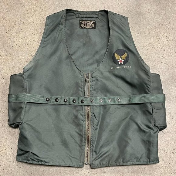 50s USAF E-1 Radio Carrier Vest - Picture 1 of 8